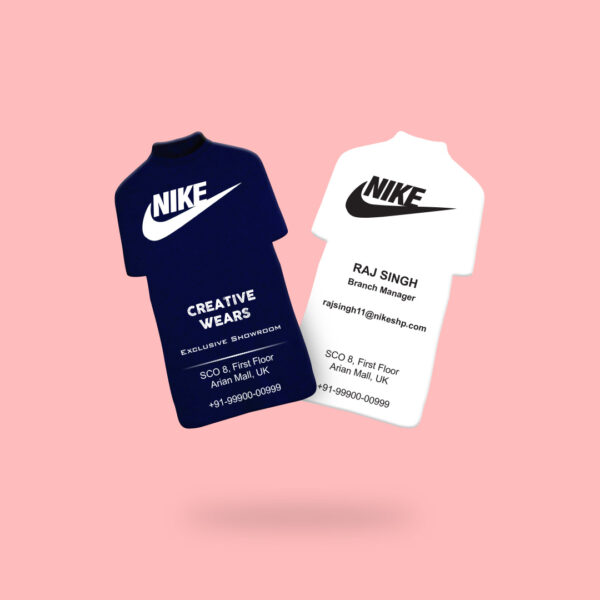 T-shirt Shaped Premium Business Cards - Image 3