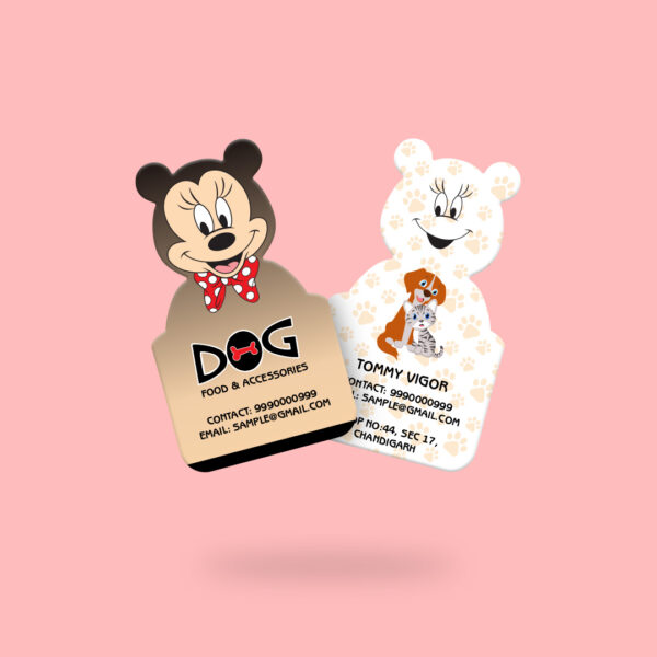 Teddy Bear Shaped Premium Business Cards - Image 2