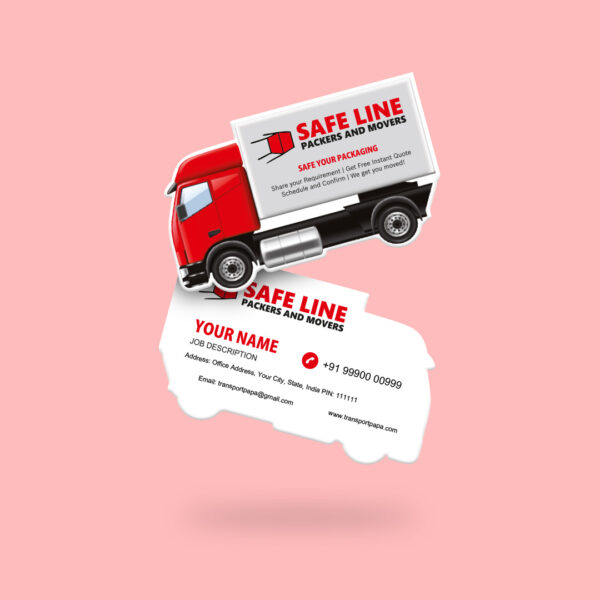 Truck Shaped Premium Business Cards