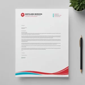 70 GSM Letterhead printed on Maplitho Paper